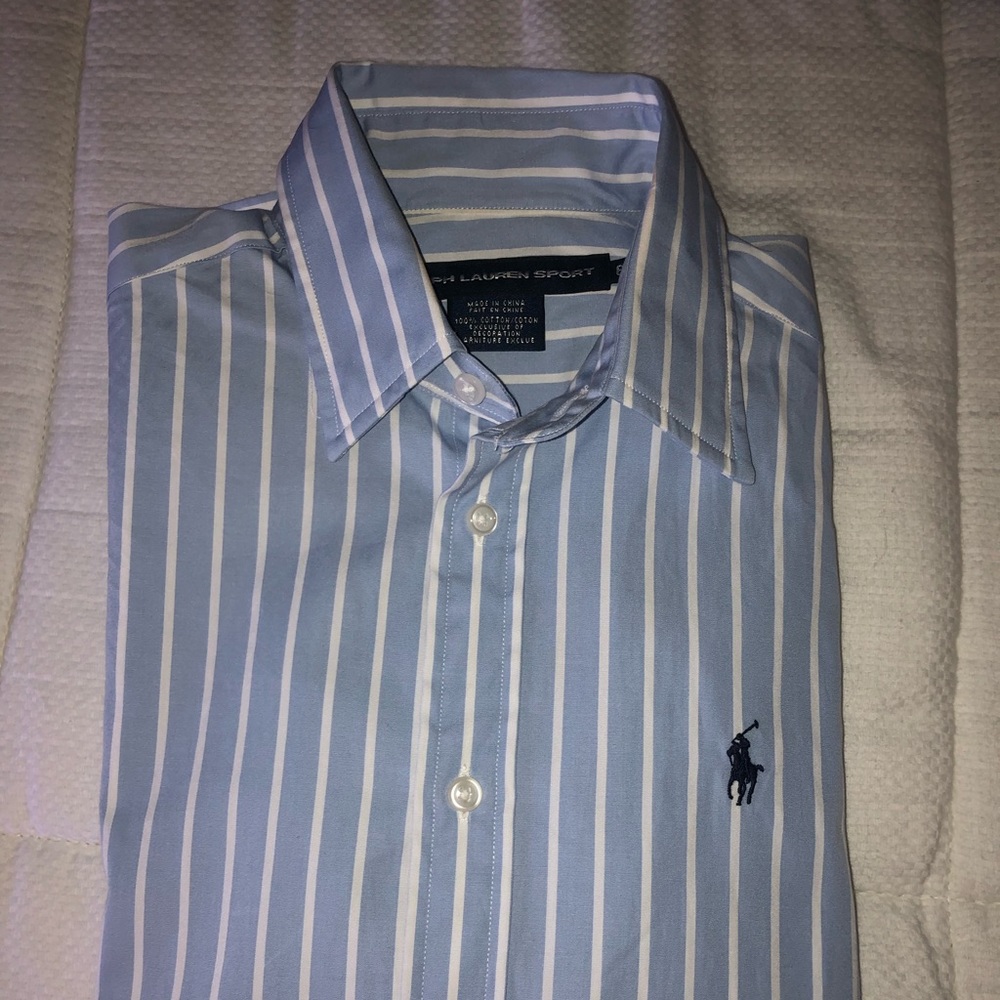 Polo Ralph Lauren light blue women’s dress shirt